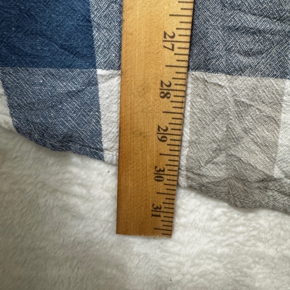 For Cynthia Sleeveless Blouse Womens Size 1X Linen Blend Plaid Western Countrygi - Picture 7 of 8